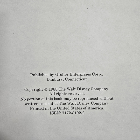 Lot Of 4 1988 Vintage Walt Disney Rhyming Reader Hard Back Kids Books - Picture 2 of 2